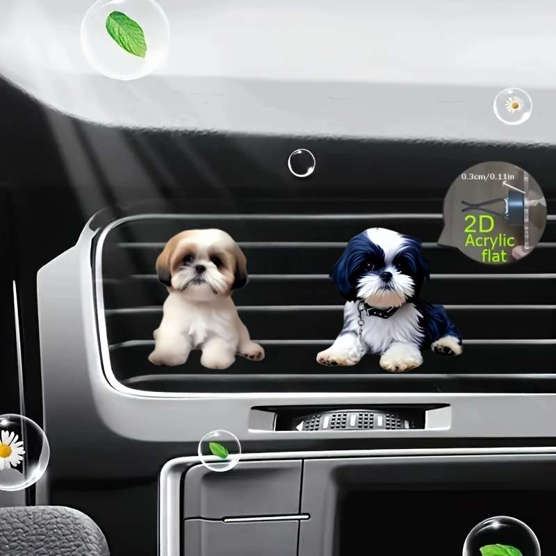 Car Interior Decor Style 2 Dogs