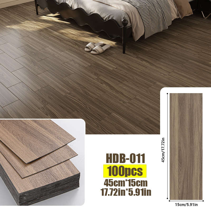 Self Adhesive Floor Stickers Hdb 009 45*15Cm 100Pcs