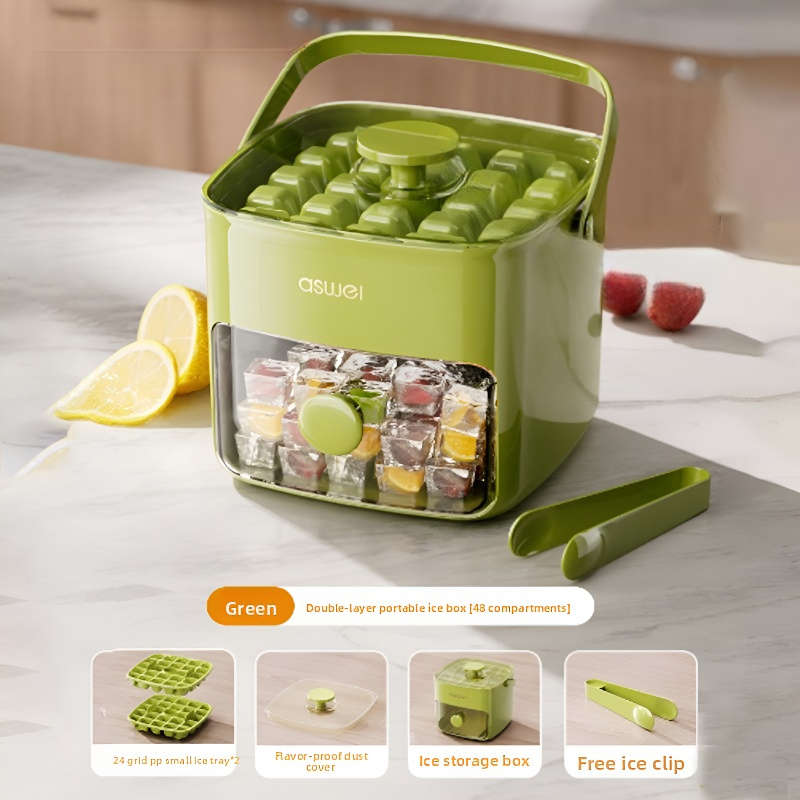 Ice Maker Color 2Pcs Set Ice Box  Clip