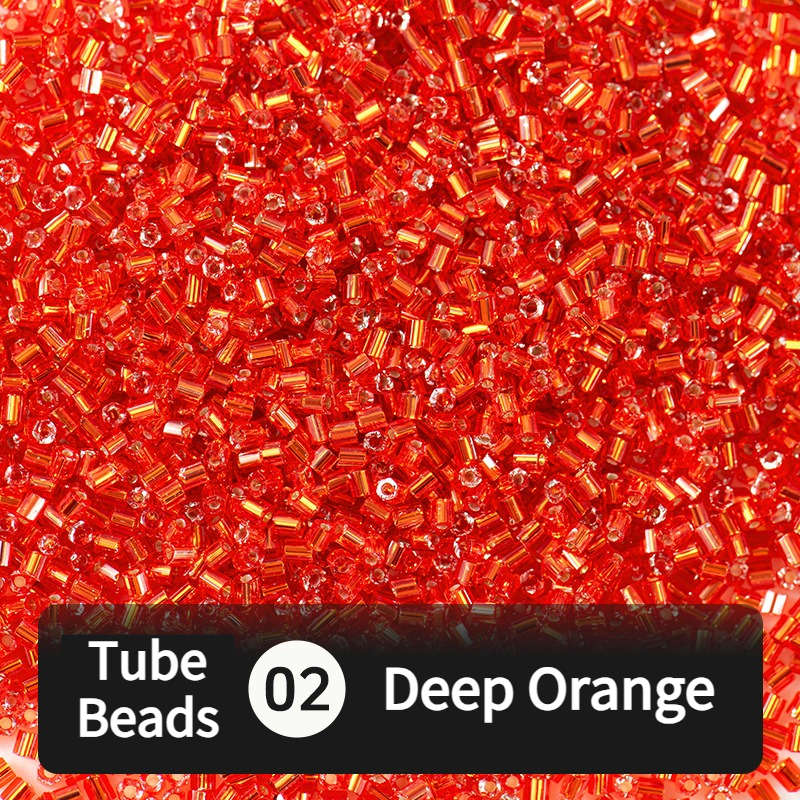 Perler Bead Set Deep Orange