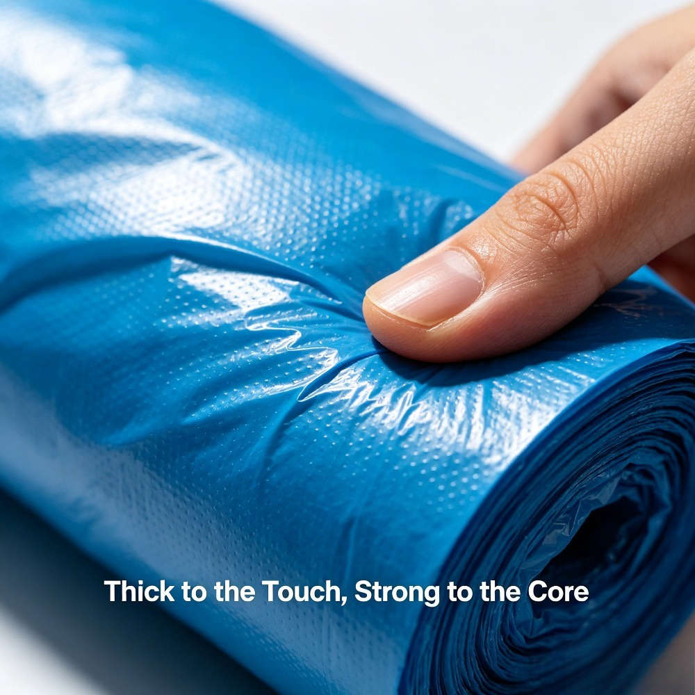 Trash Bagblue 5 Rolls100 Sheets