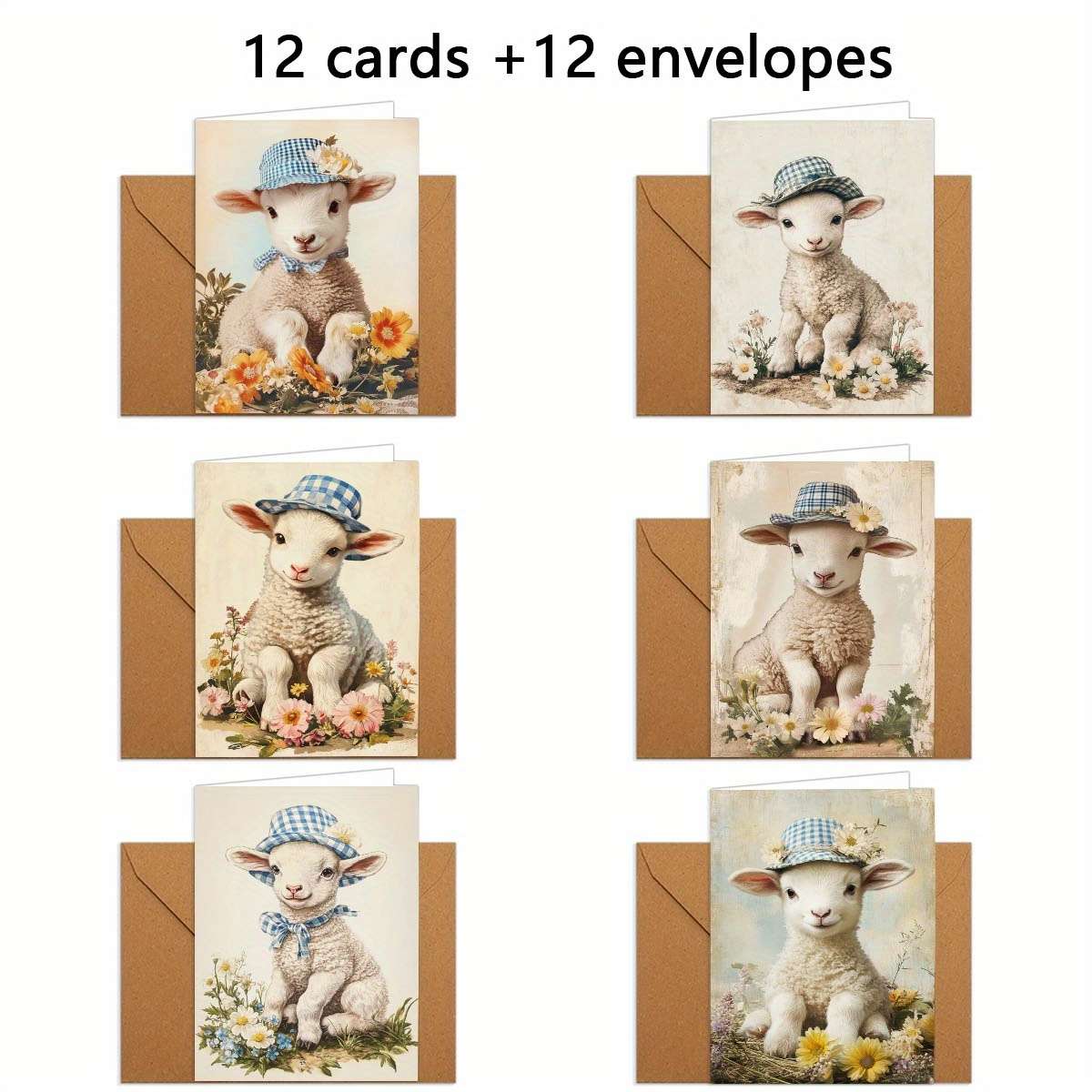 Greeting Cards Quantity 6Pcs