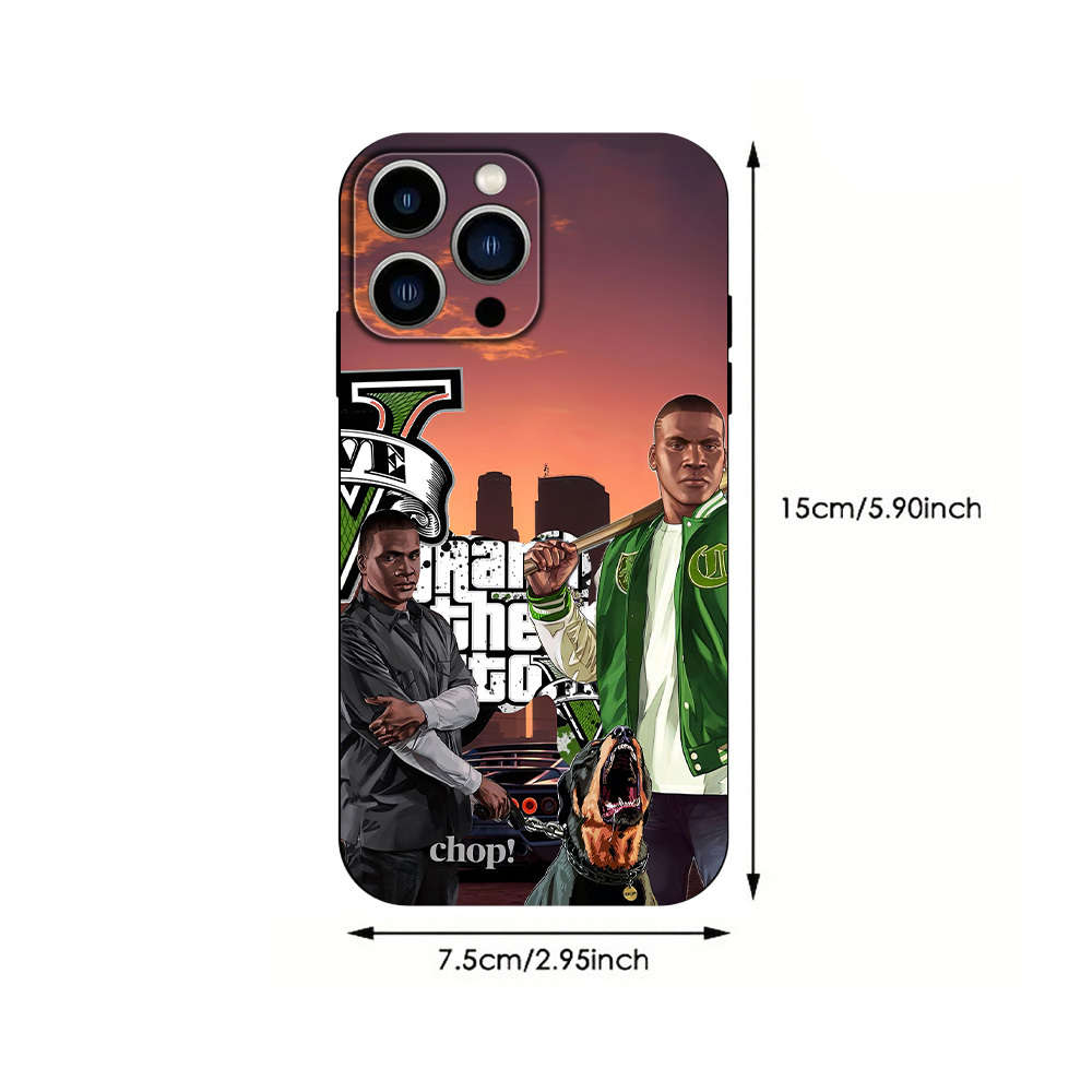 1Pc Black For iPhone 11 Cartoon Cute Phone Case