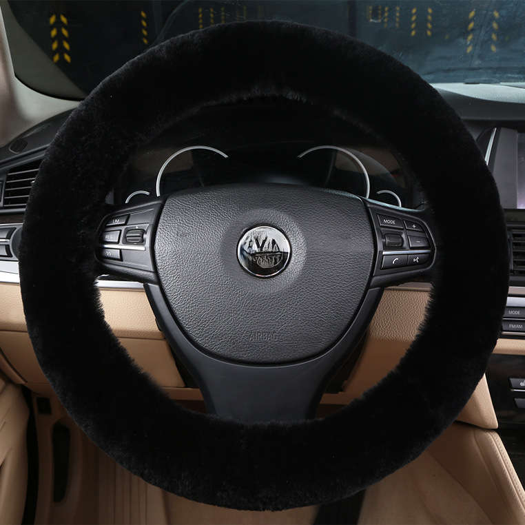 Car Steering Wheel Cover Gray