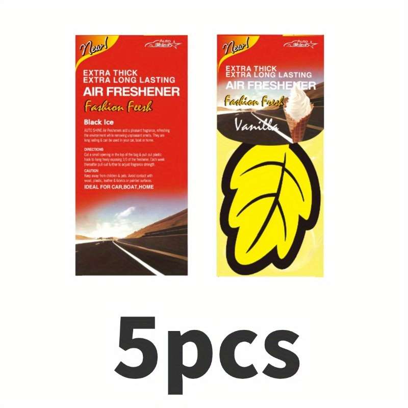 Car Aromatherapy Perfume Items Vanilla 5Pcs