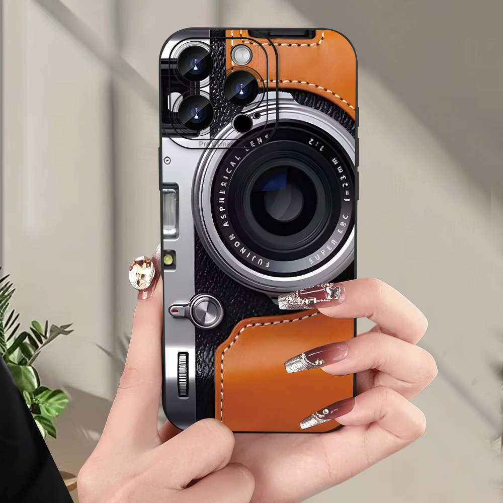 1Pc Black For iPhone 16 Pro Max Phone Case Phone Cover