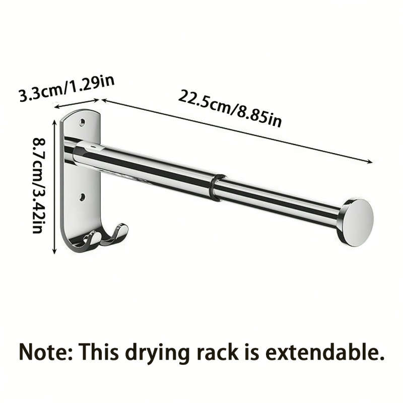 Clothes Rack Silvery Quantity 2Pcs