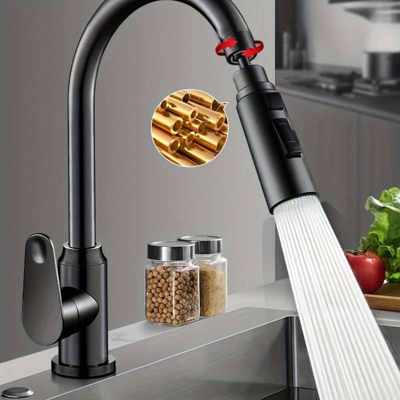 Black Kitchen Faucet