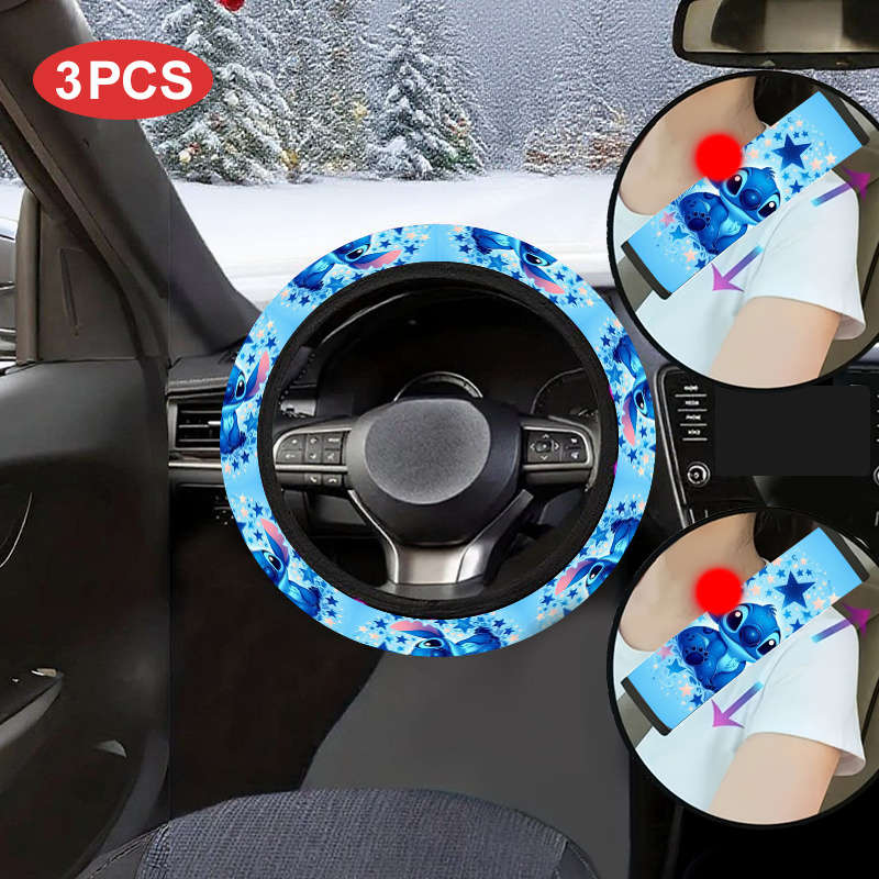 Car Steering Wheel Cover 3Pcs