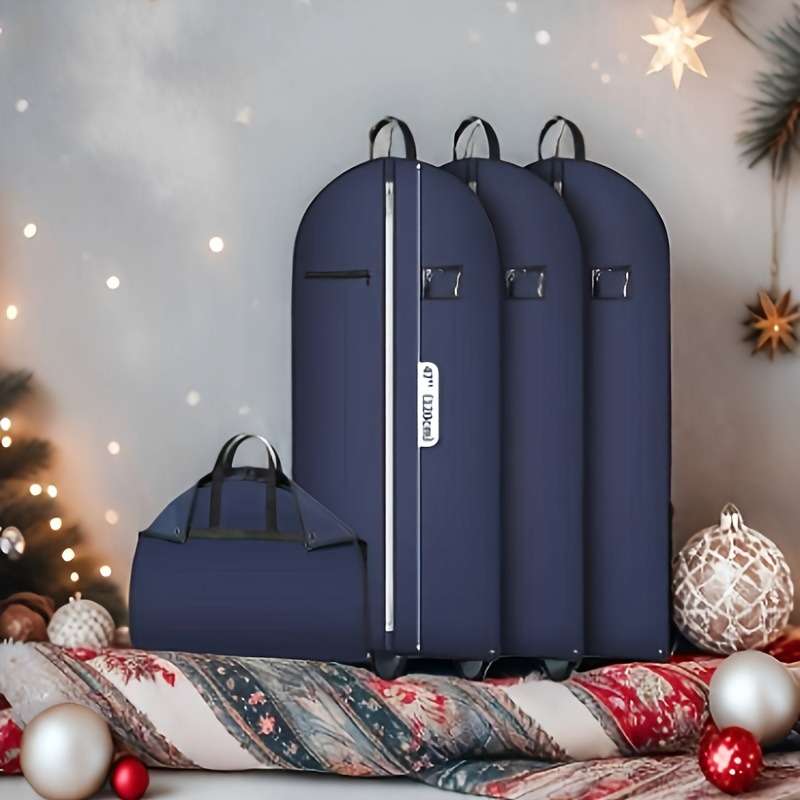 Clothing Dust Bags Color Navy Blue Size100Cm