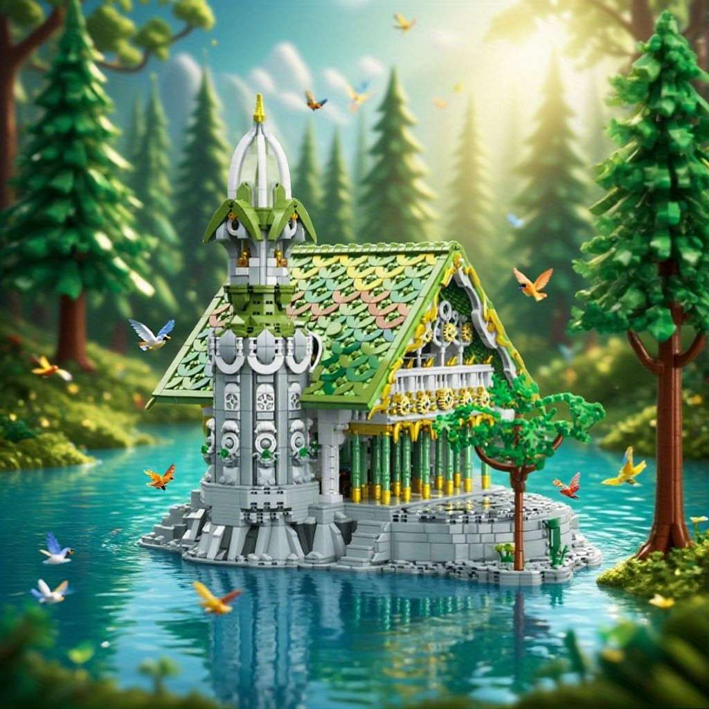 3D Building Model Puzzle Set Model Bk 33237
