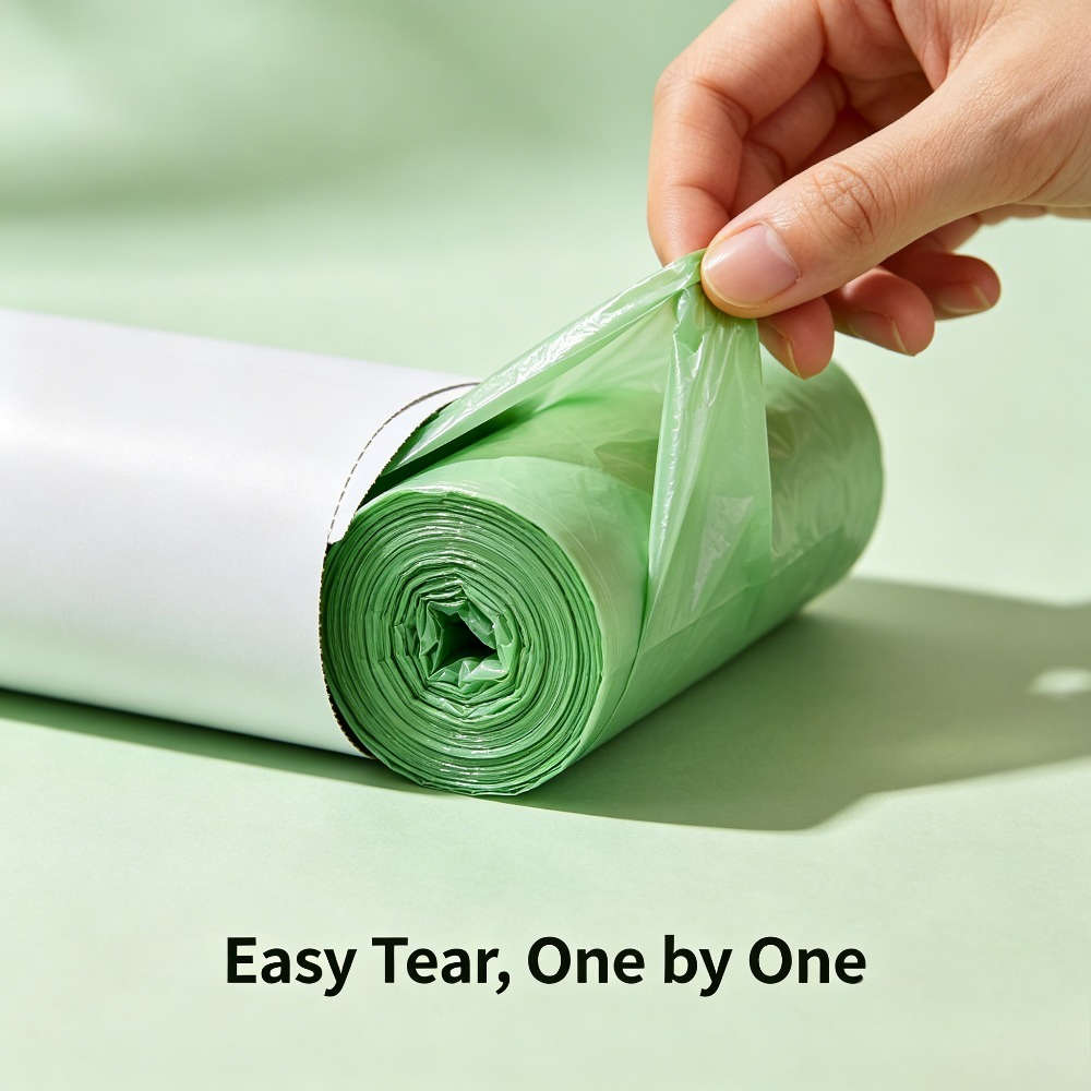 Trash Bag5 Rolls100 Sheets Green