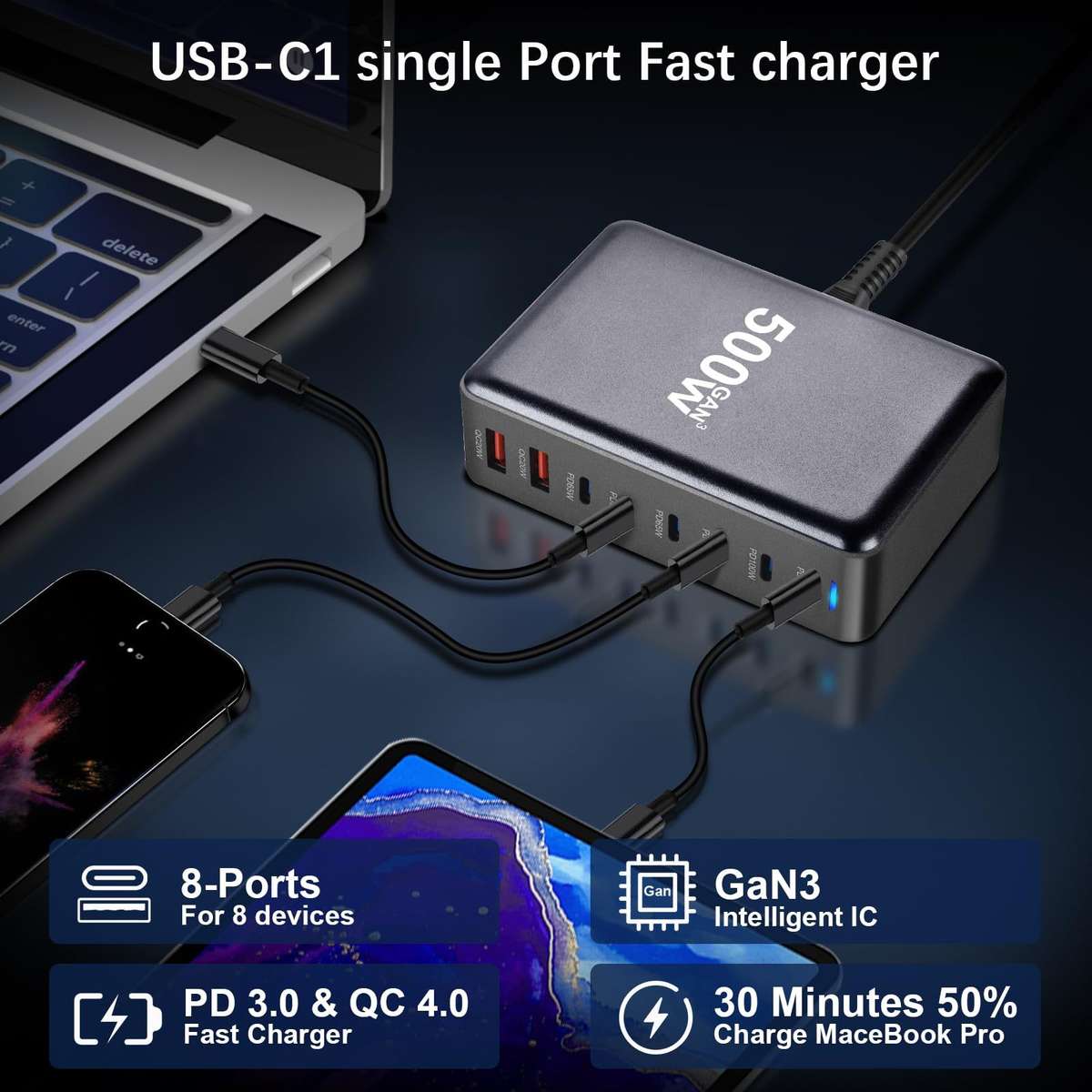 Charger Color Gray