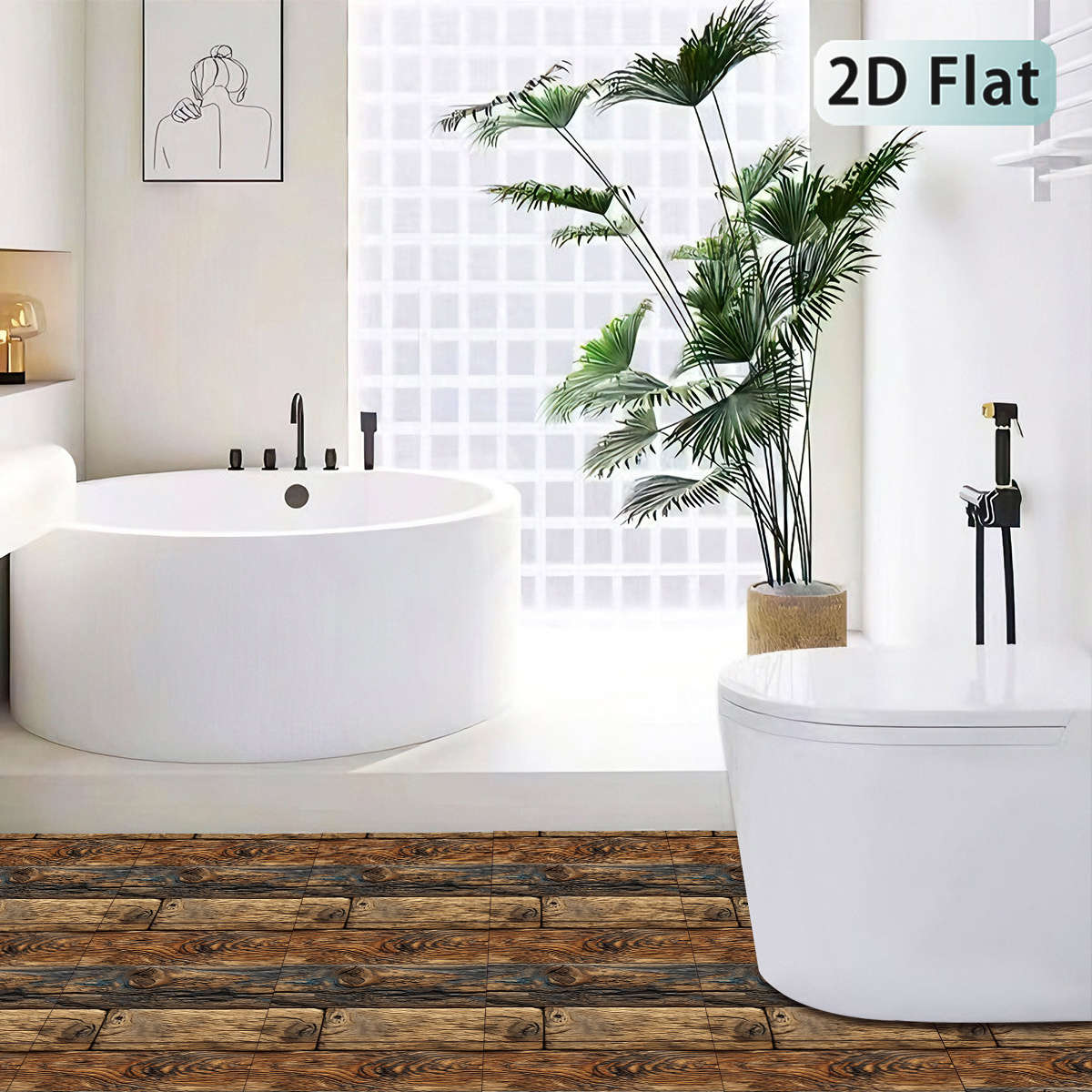 Self Adhesive Floor Stickers 30.0*30.0Cm*12Pcs