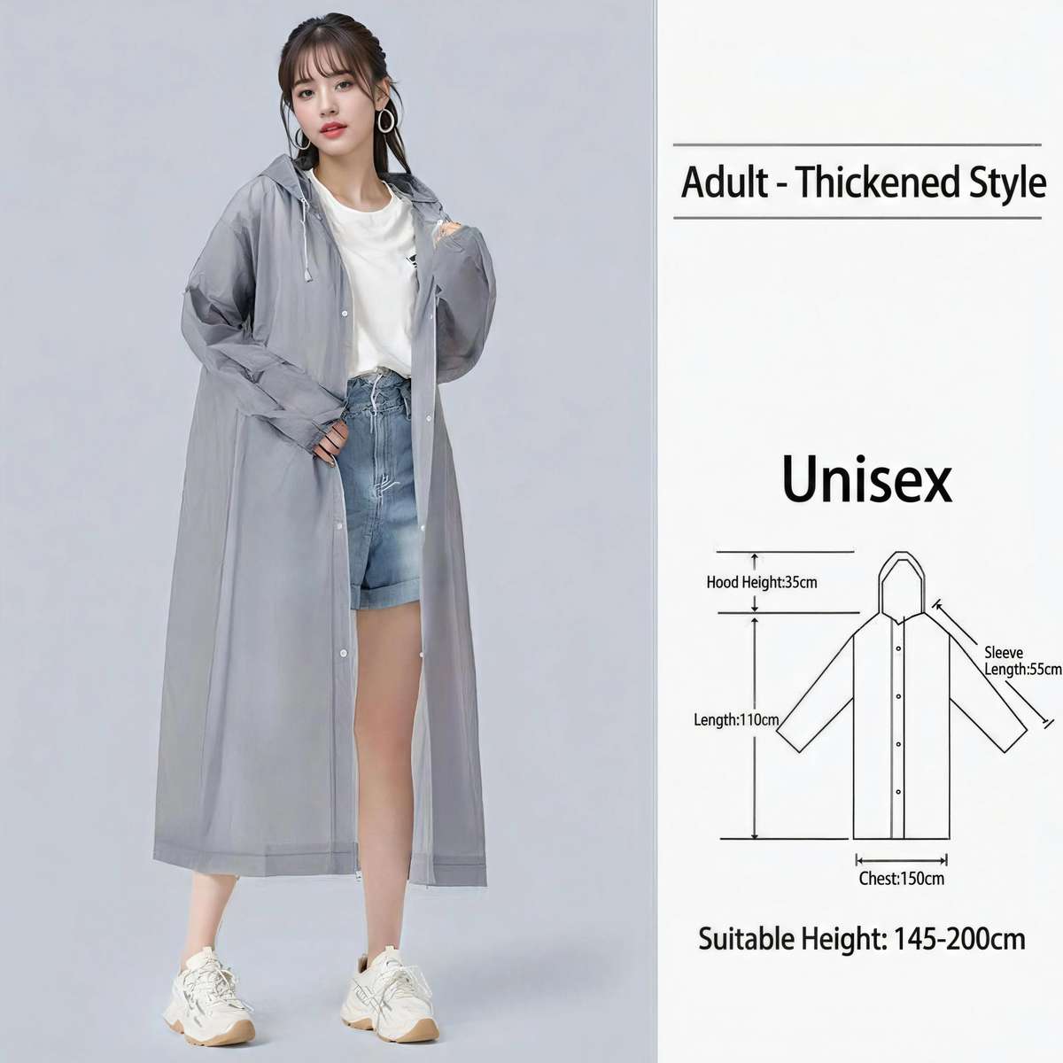Raincoat White
