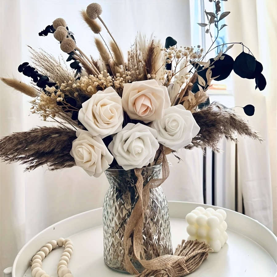 Simulated Flower Model Rose65Pcs1
