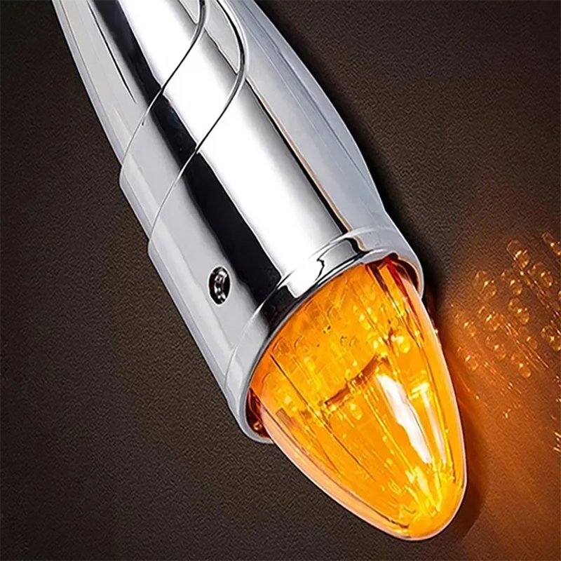 Car Roof Cab Light With Mat Chrome Shell