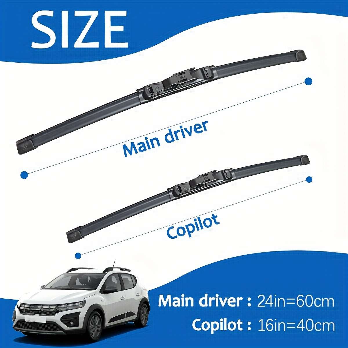 Windshield Wipers Quantity 2Pcs