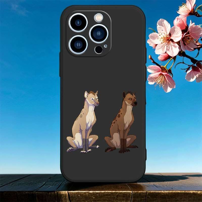 1Pc Black For iPhone 6 Plus 6s Plus African Wild Dog Phone Case