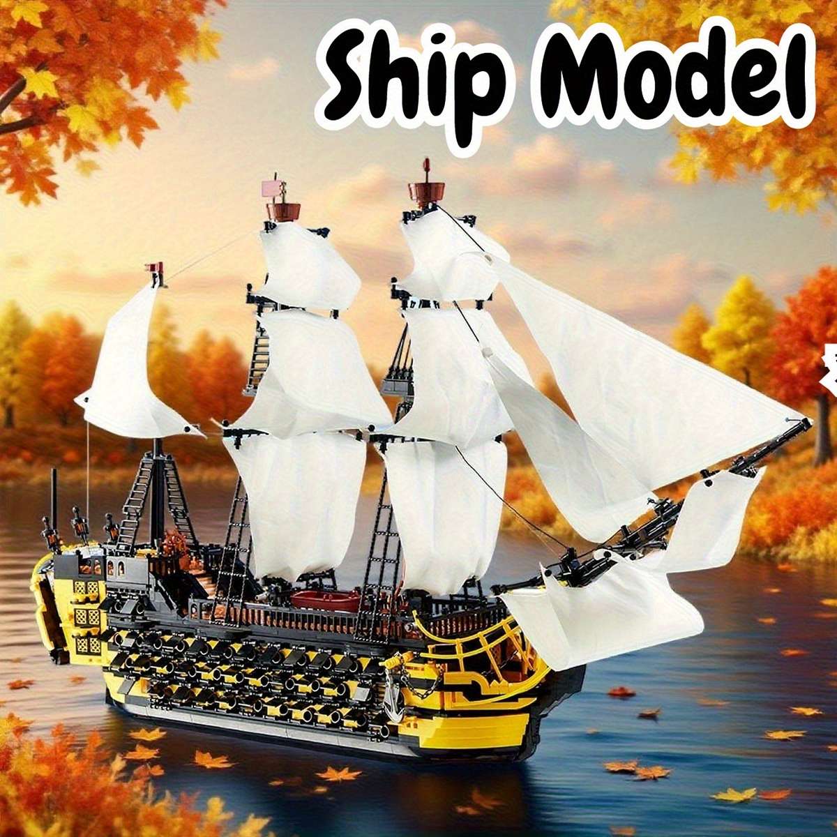 3D Jigsaw Puzzle Model Ship