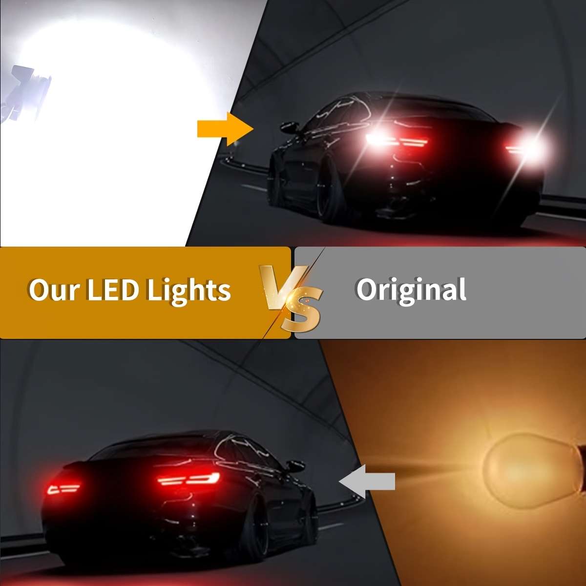 Car Lights Color Red Quantity 4Pcs