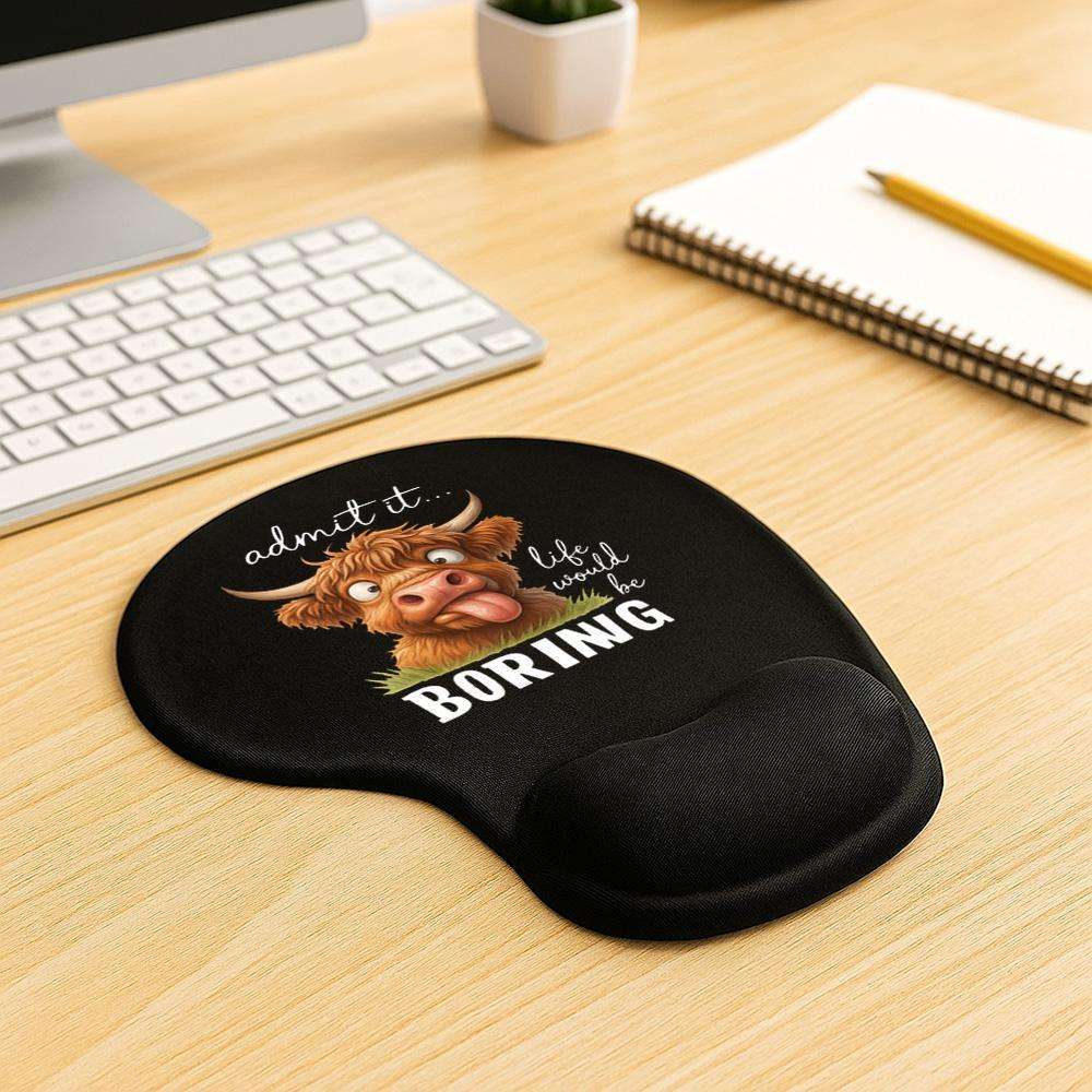 Professional Waterproof Funny Scottish Mouse With Wrist For Laptop Workspace
