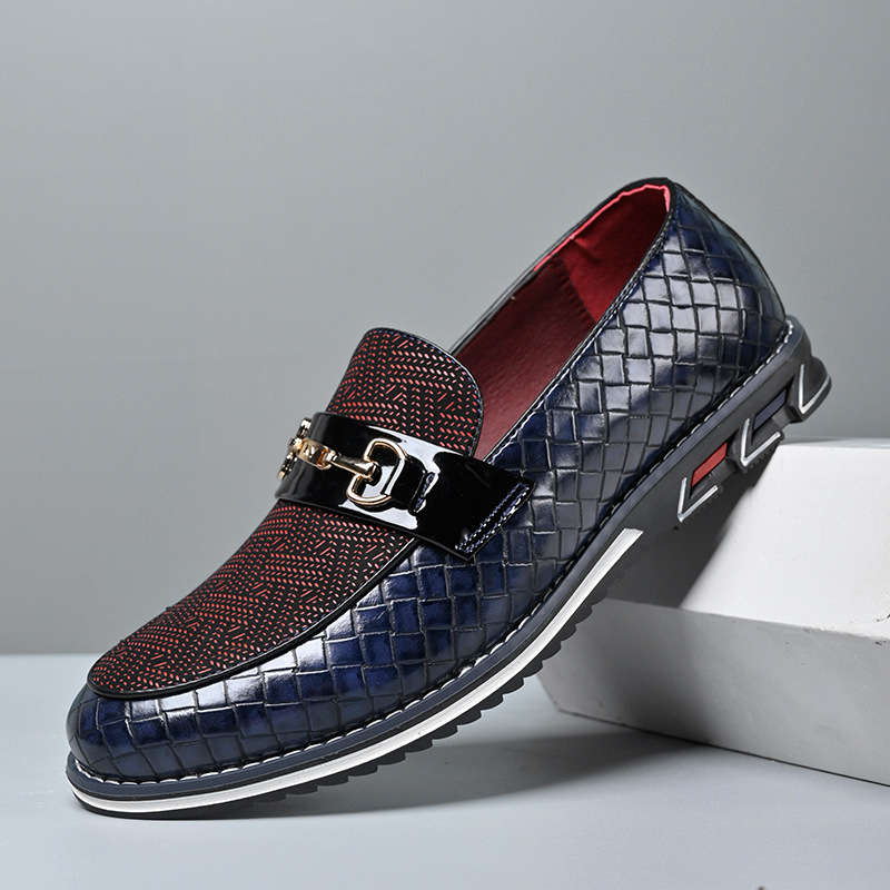 Mens Leather Shoes Color Red Sizeuk 7