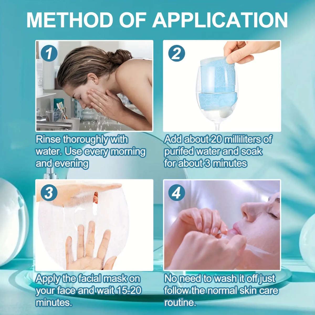 Facial Mask Quantity 6 Pieces