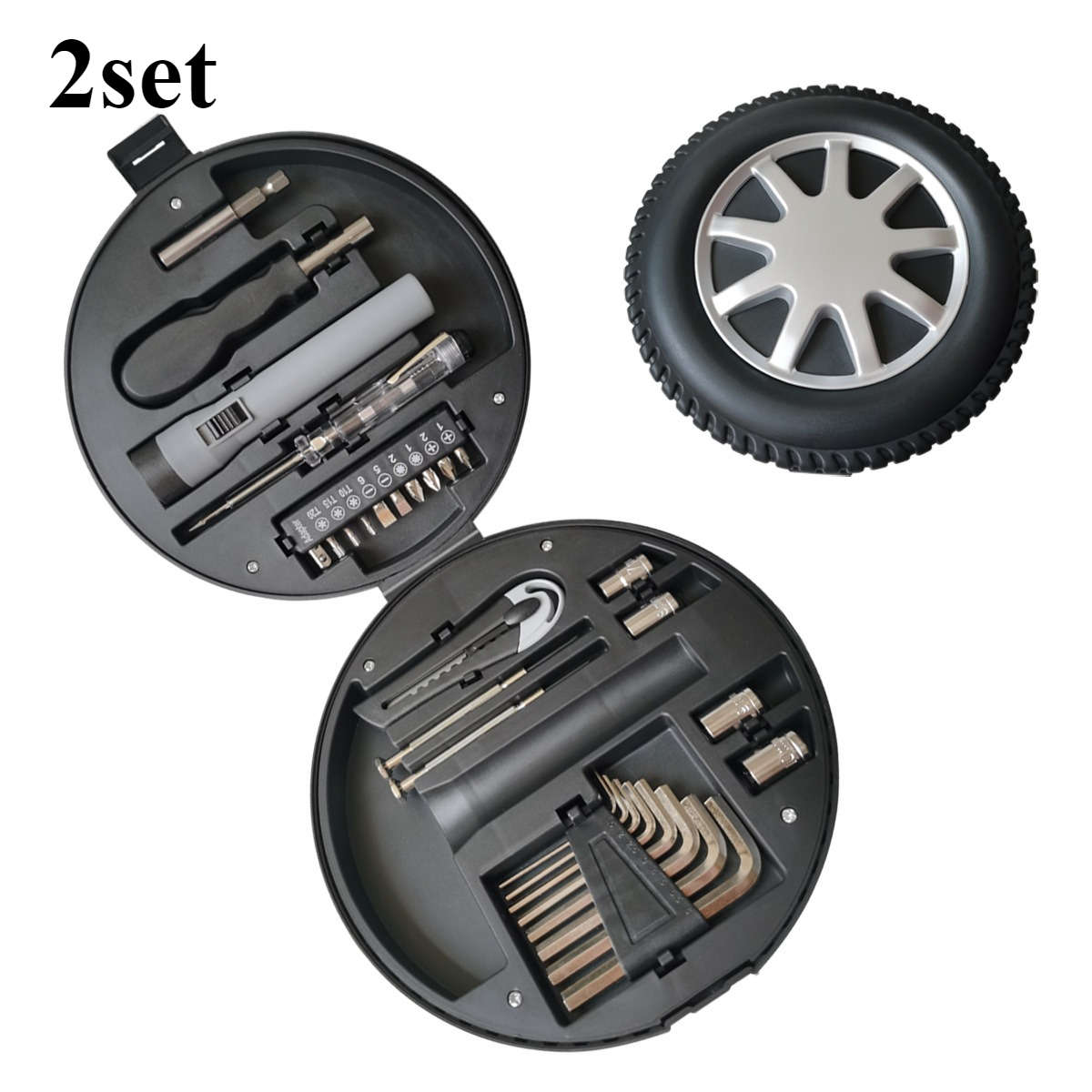 29-Piece Tire-Shaped Household Hardware Tool Set