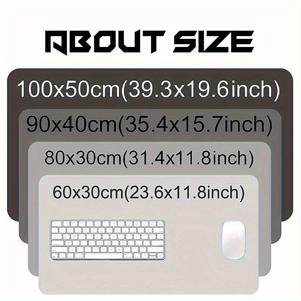 Mouse Pad Size 40X80Cm Is 15.75X31.5Inch