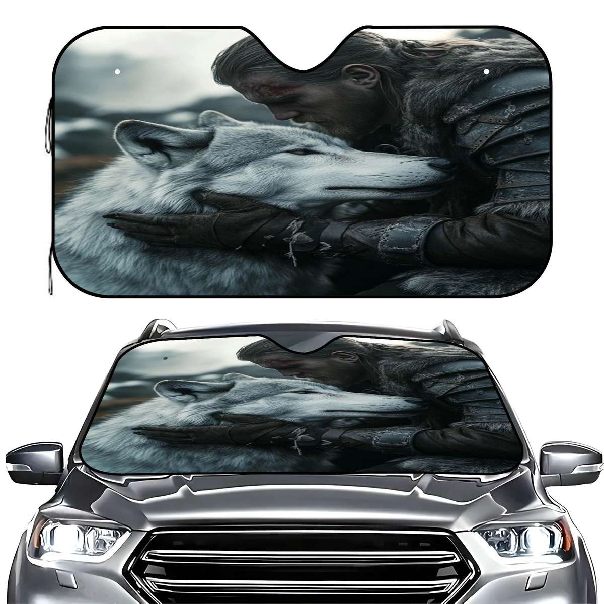 Car Sun Shades Color Black Size S