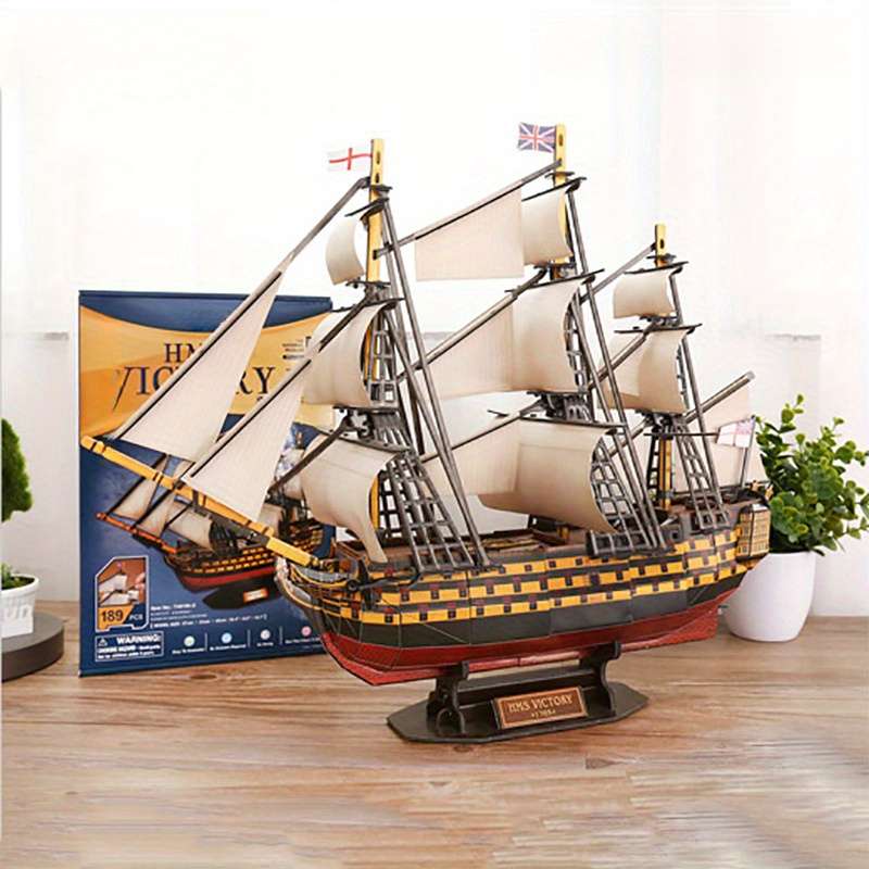3D Jigsaw Puzzle Model Ship Items Hms Victory