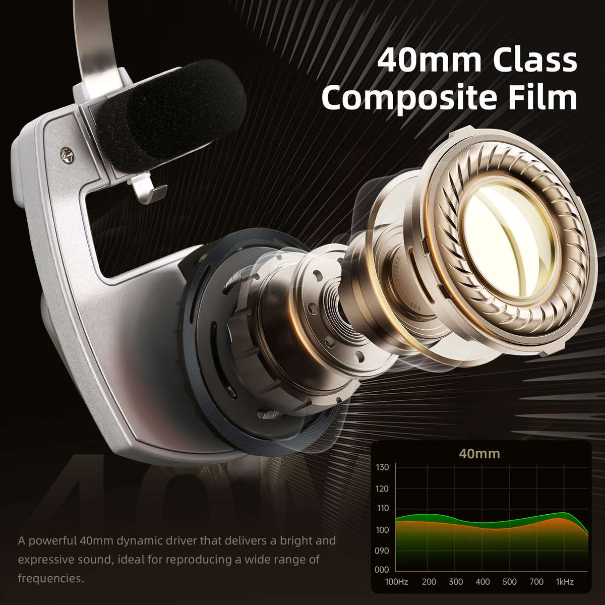 Headset Black Model With Mic