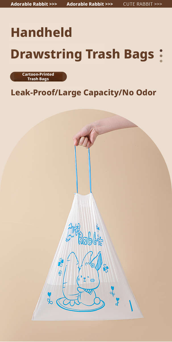 Trash Bag5 Rolls 2.4 Silksizegarbage Bag