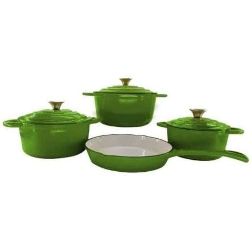 7-Piece Authentic Cast Iron Dutch Cookware Set