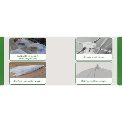 Food Cover Color White Quantity 5Pcs