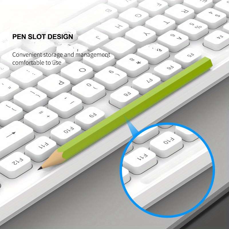 keyboard color White