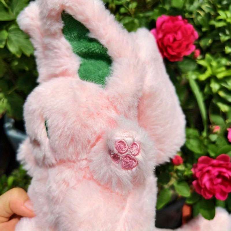 Plush Toyss color Pink Model Bat Flying Hare