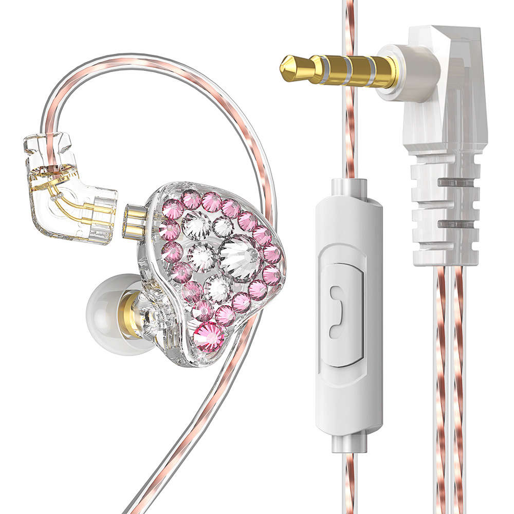 Wired Headphones 1.2M With Wheat-Purple