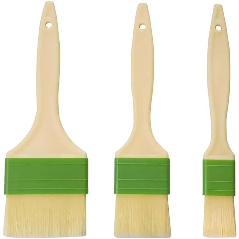 Baking Brush Color Green Quantity 3Pcs