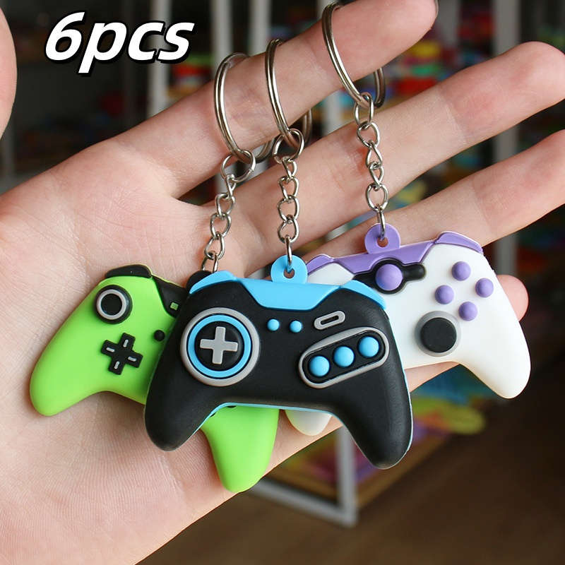 Keychain Ornament Color Mixed Color Quantity6Pcs