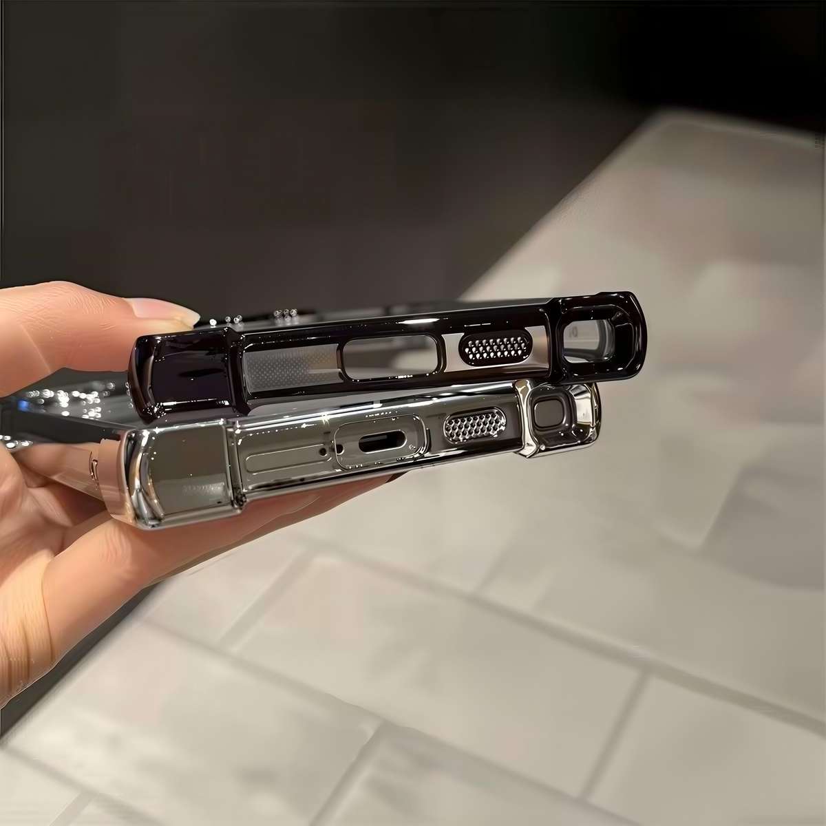 Phone Case Silvery Compatible Model Galaxy S24