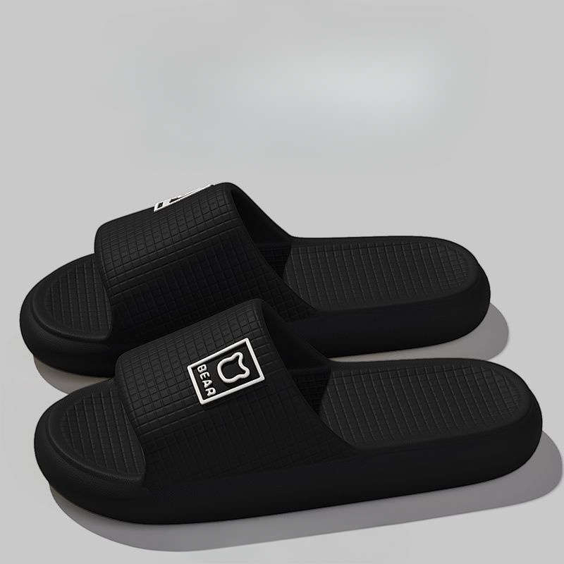 Men Slippers Summer Style Grey Size Uk 7.5