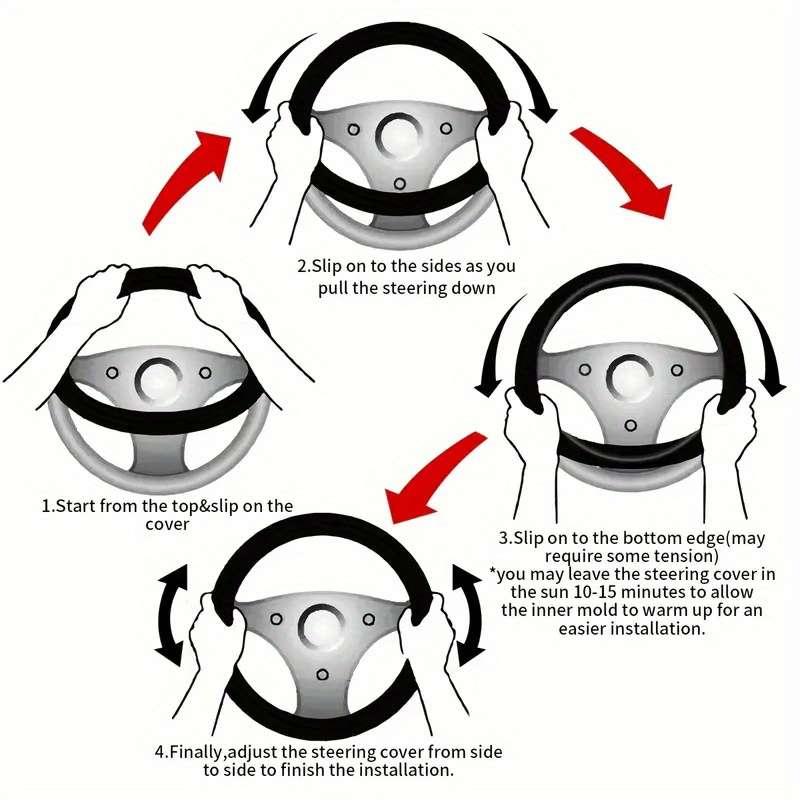 Car Steering Wheel Cover