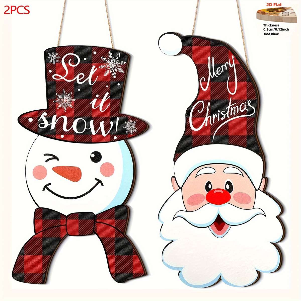 Christmas Decorations Quantity 2Pcs