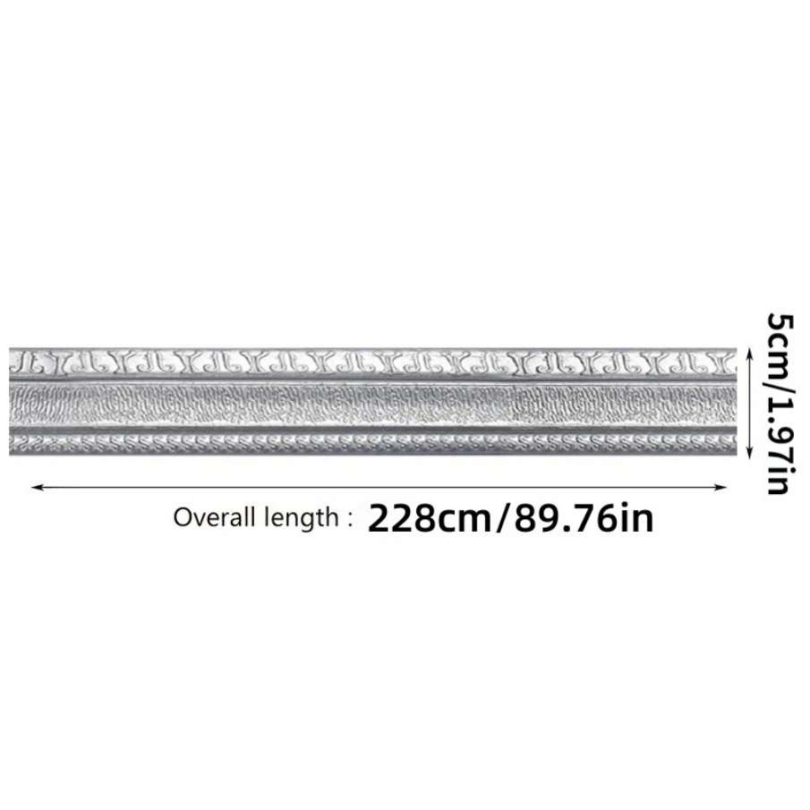 Skirting Board Silvery Quantity 10Pcs