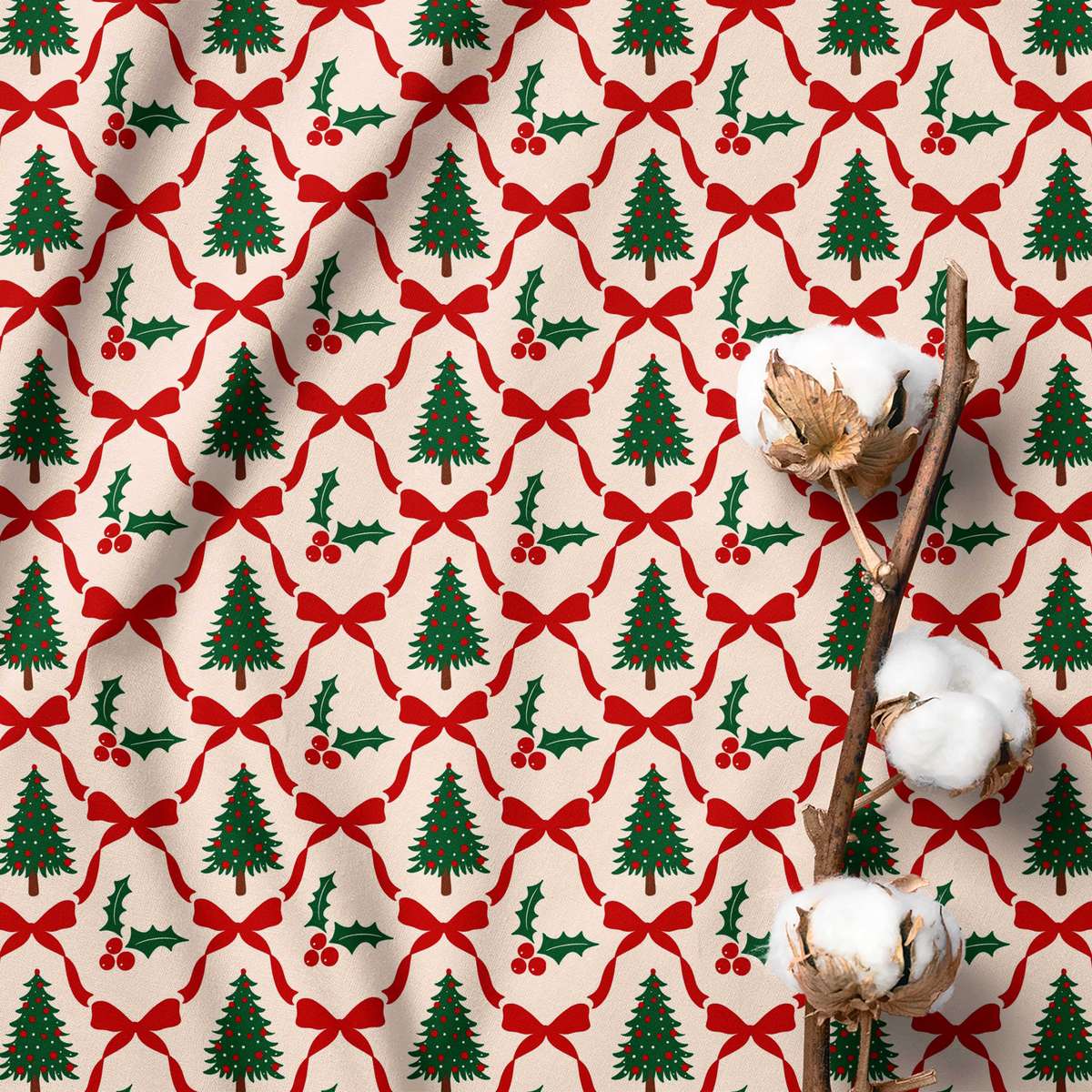 Christmas Tablecloth   Size 1.83Meterx111.76Cm