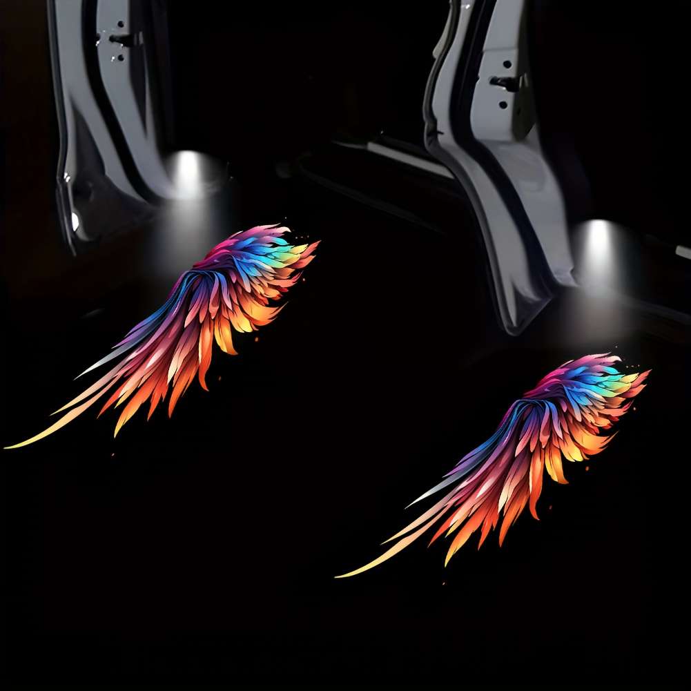 Car Lights Color Colorful Wings Quantity 2Pcs