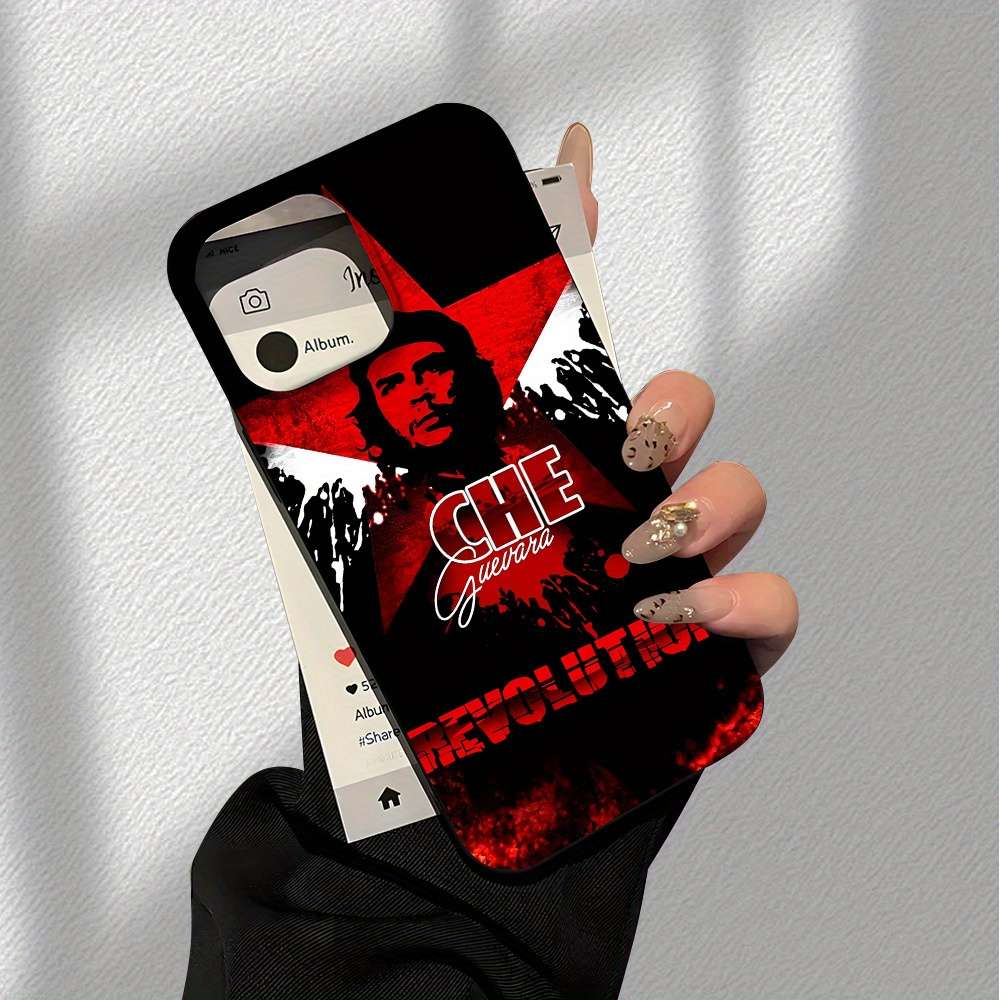 1Pc Black For iPhone 12 Che Guevara Designs Phone Case