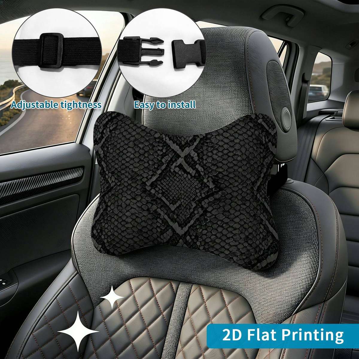Car Seat Cushion 18*26Cm 7*10Inch Quantity 2Pcs